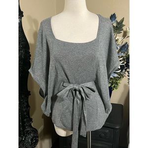 Ted Baker Grey Short Sleeve Sweater Size 2